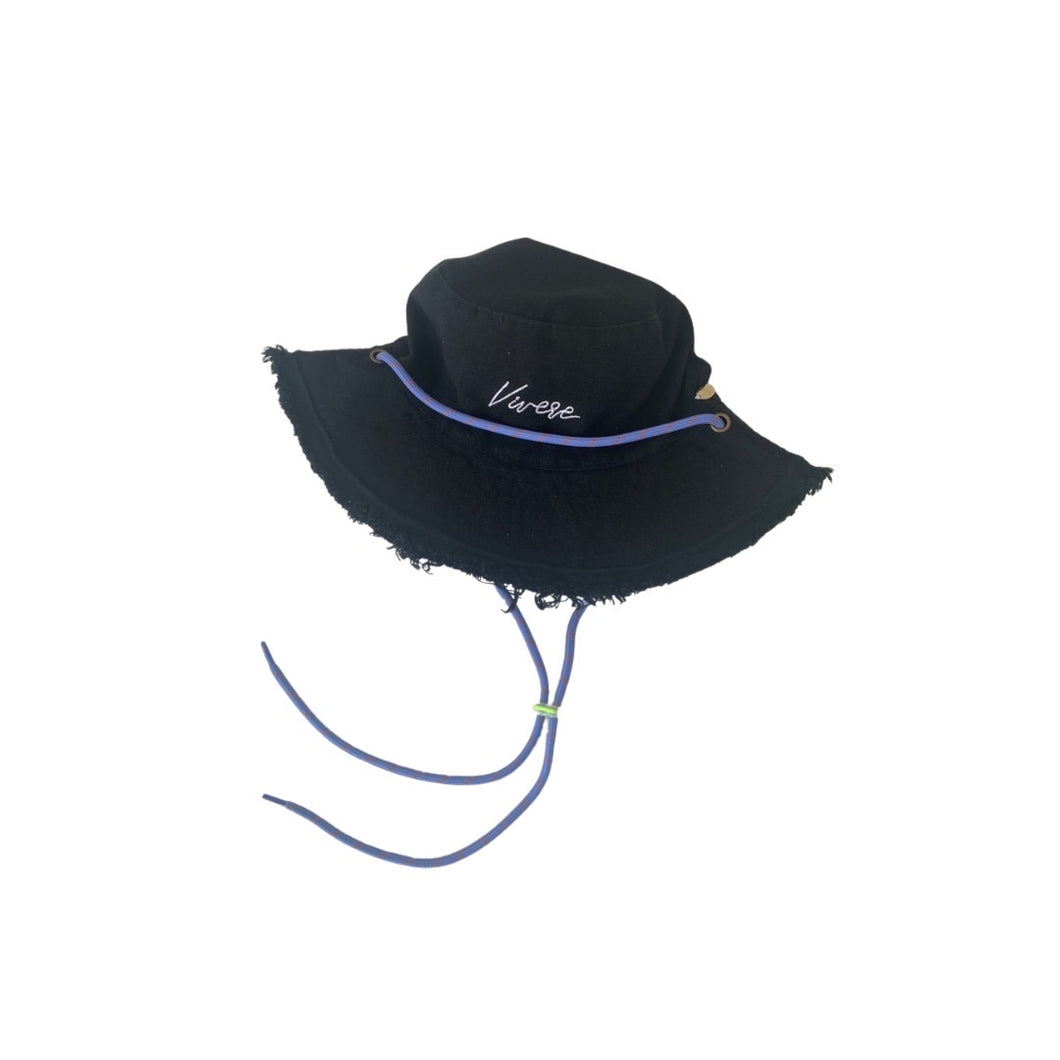 Martina Black Bucket Hat
